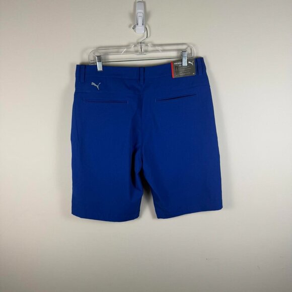NWT Puma Performance Golf Shorts Blue Size 34 - Picture 2 of 4